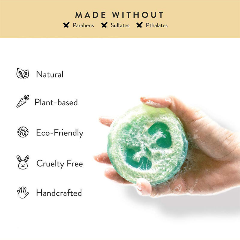 Barre de savon exfoliante de marque privée personnalisée