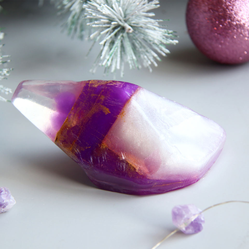 Savon en cristal personnalisé