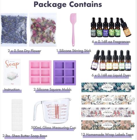 Kit de fabrication de savon personnalisé en gros