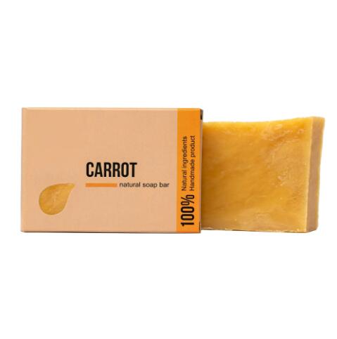 Savon à la carotte personnalisé