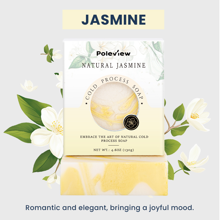 Poleview bonne qualité 100% végétalien bio beurre de karité savon naturel fait à la main à partir de processus à froid barre de savon hydratante