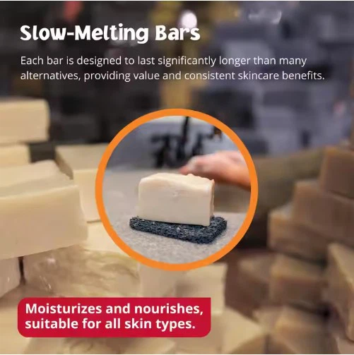 Savon au lait de chèvre personnalisé à froid