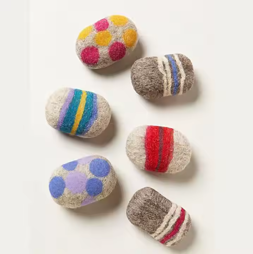 Savon en laine feutrée personnalisé