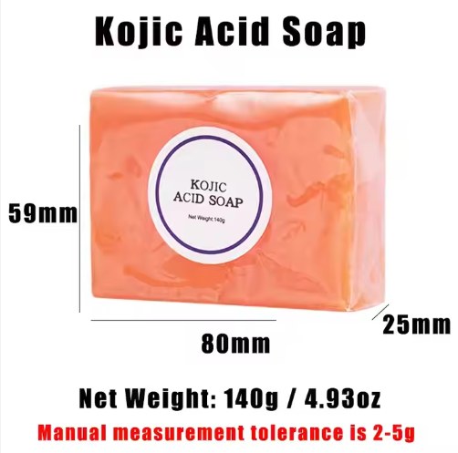 Savon d'éclairage de peau de la peau kojique personnalisable