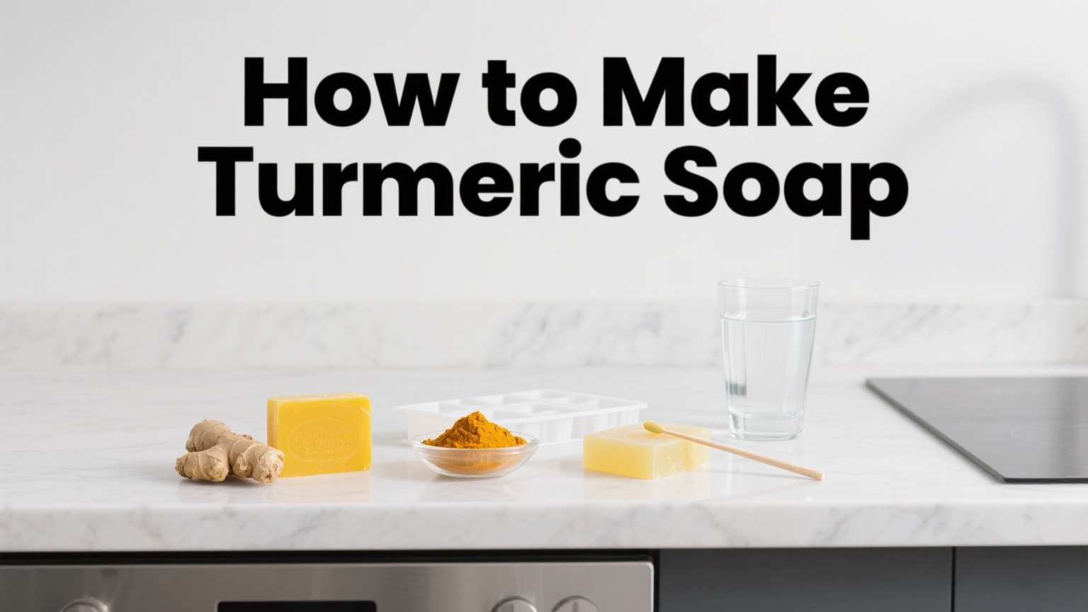 Comment faire du savon au curcuma: un guide étape par étape pour éclaircir les soins naturels et naturels