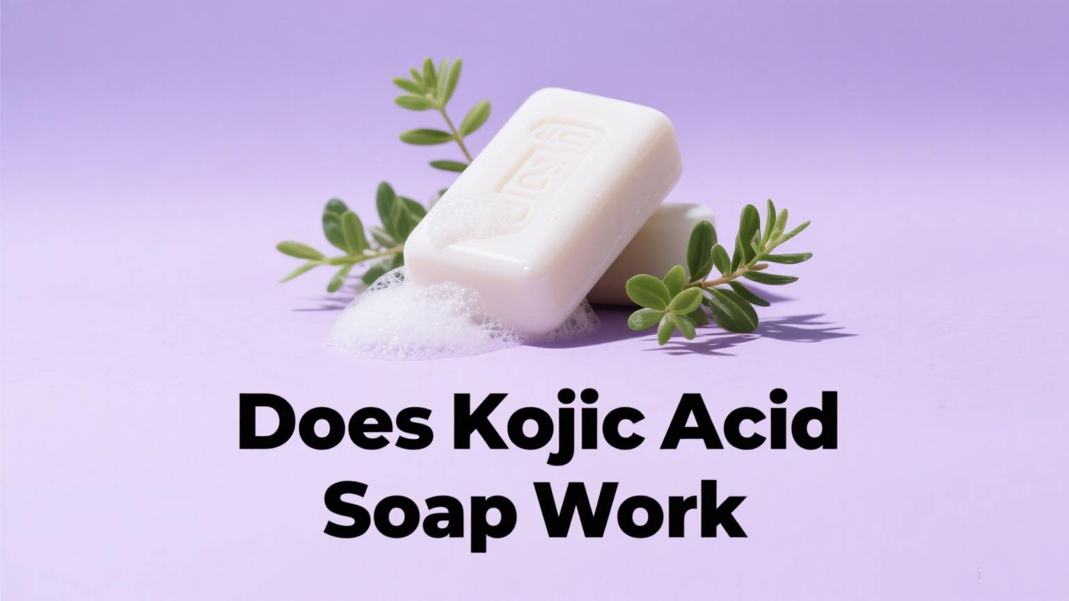 Le savon à l'acide kojique fonctionne-t-il?  Avantages, résultats et comment utiliser
