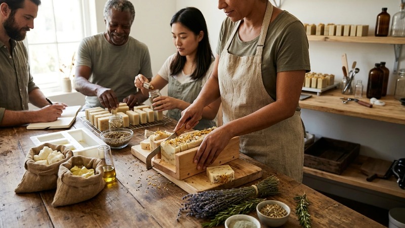 Comment fabriquer du savon pour votre entreprise : le guide complet de démarrage et de production